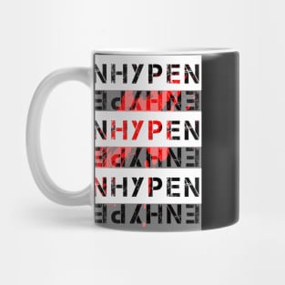 ENHYPEN Cool Text Art Aesthetic Design Mug